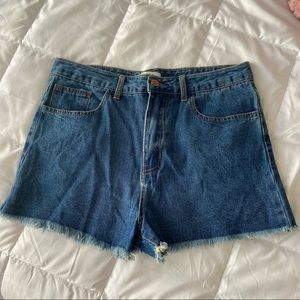 High waisted shorts